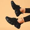 Women's Vulcanized Shoes Size 35-42 Breathable Knitted Upper Soft Sole Comfortable Walking Shoes for Outdoor Daily Use Sneakers