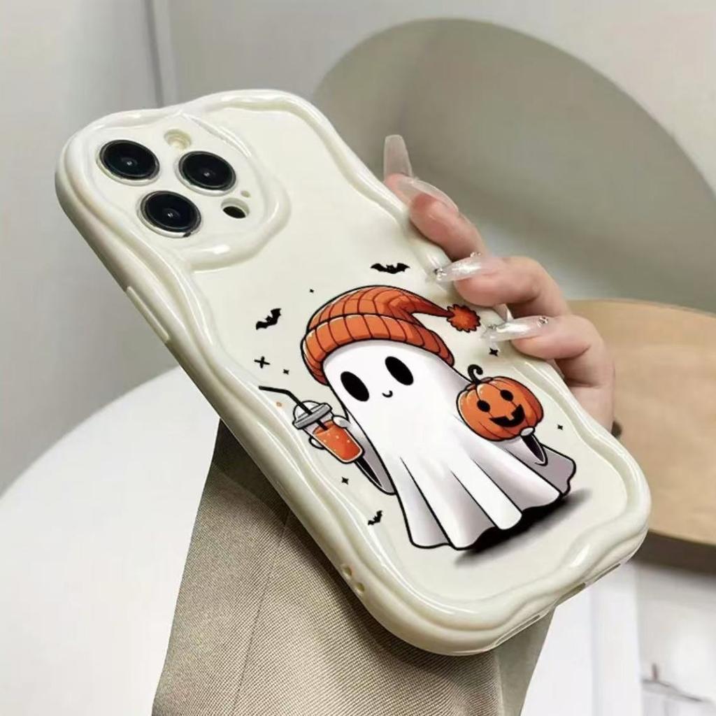 Personality Ghost for Iphone17promax Mobile Phone Case Apple 16/14 Pro Japan, Korea 13/12/15 Europe and America