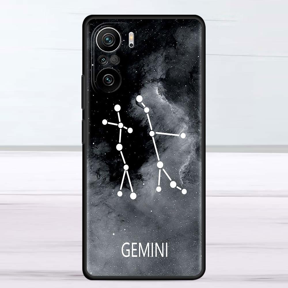 Case For Xiaomi Redmi Note 11 9S 10 9 8 7 9A 9C 9i K40 8T 10C 9T K50 Silicone Phone Shell Twelve Constellations