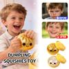 Glitter Dumpling Squishy Toy Anxiety Relief Tension Reusable Material Unique Sensory Toys Realistic Dumplings Decompression Toy