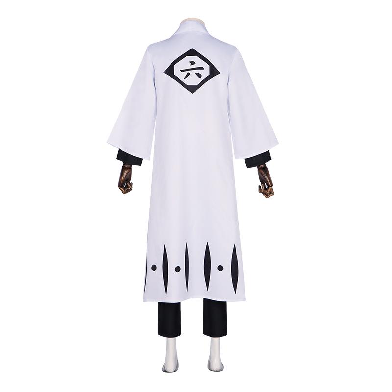 Ichigo Kurosaki Bleach Captain Haori Cosplay Costume Set for Halloween