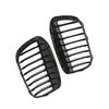 2 Stück Frontstoßstange Nierengrill Haube Nierengrill Rennsportgrills Glänzend Schwarz Ersatz für BMW X1 F49 F48 2016 2017 2018 2019