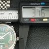 ORIGINALE VINTAGE CITIZEN AUTOMATICO 8200 GIAPPONE OROLOGIO DA UOMO QUADRANTE VERDE a709314-1