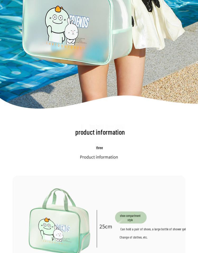 Waterproof Large Capacity Kids' Swim Bag with Dry/Wet Separation