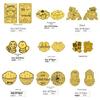 New Year Horse Gold Princess Fortune Treasure Card & Sticker Gift Set
