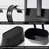 Iron Hanging Flower Pots Hanging Planters for Outdoor Plants Metal Railing Fence Planter with Drainage Holes and Hooks