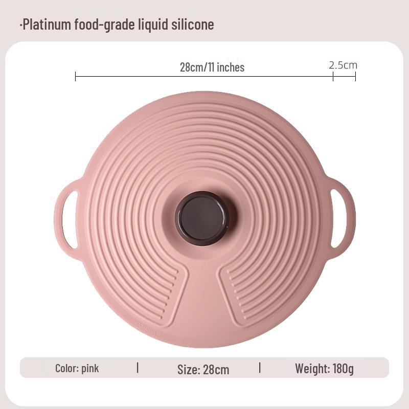 Silicone Fresh-Keeping Lid Set: Microwave-Safe, Spill-Proof, Glass Bowl Covers