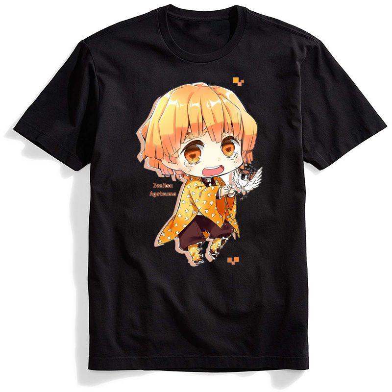 Demon Slayer T Shirt Kids Kawaii Blade Of Graphic T Shirt Short Sleeves Agatsuma Zenitsu M
