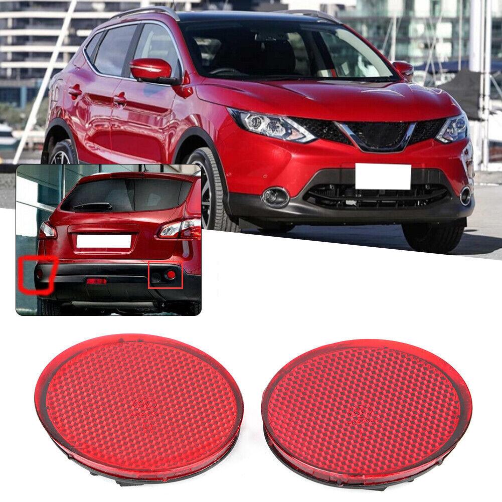 For Nissan For QASHQAI Compatible Round Reflectors for Back Bumper Installation