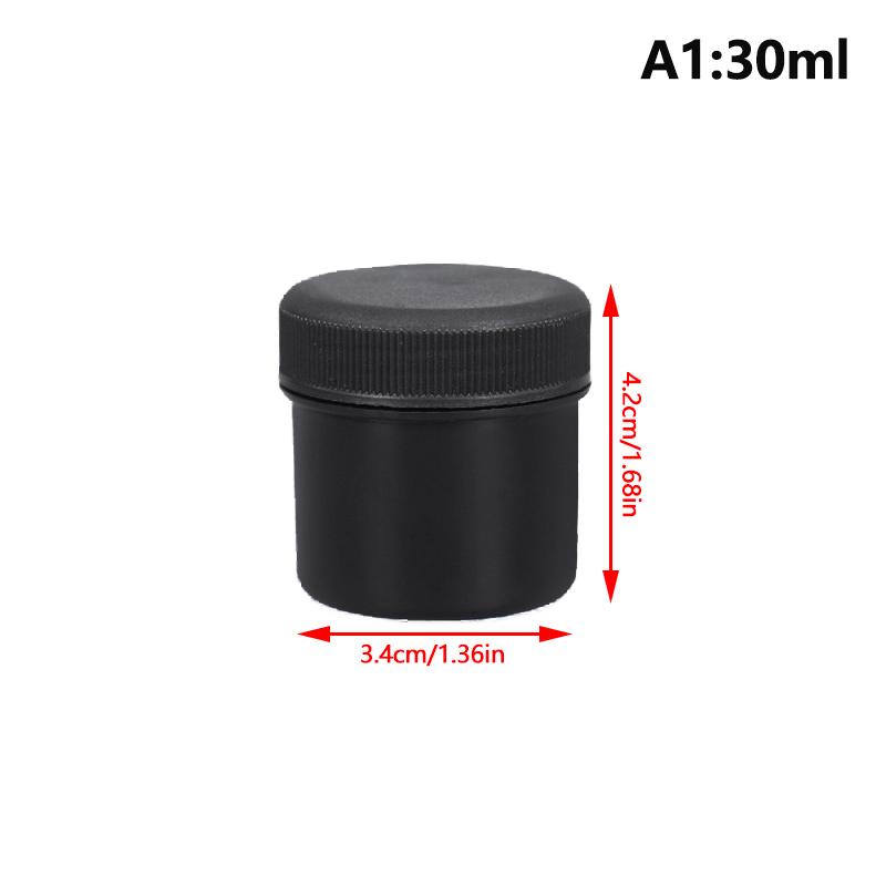 

1 шт. 30-1000 мл белая/черная пластиковая банка для маски, крема, контейнер для хранения продуктов, косметический пустой контейнер, коробка для макияжа 30ML чёрный