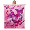 Various Cartoon Aircraft Biplane Jet Helicopter Clean White Background Pattern Flannel Throw Blanket, Warm Cozy Blanket