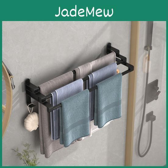 Steel Stainless Three Rack Towel Layer Easy Install Large Size Wall Mounted Rustresistant Bathroom Towel Holder