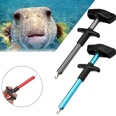 Outil de retrait d'hameçon portable, séparateur d'hameçon en alliage d'aluminium, extracteur d'hameçon en forme de T, facile à utiliser