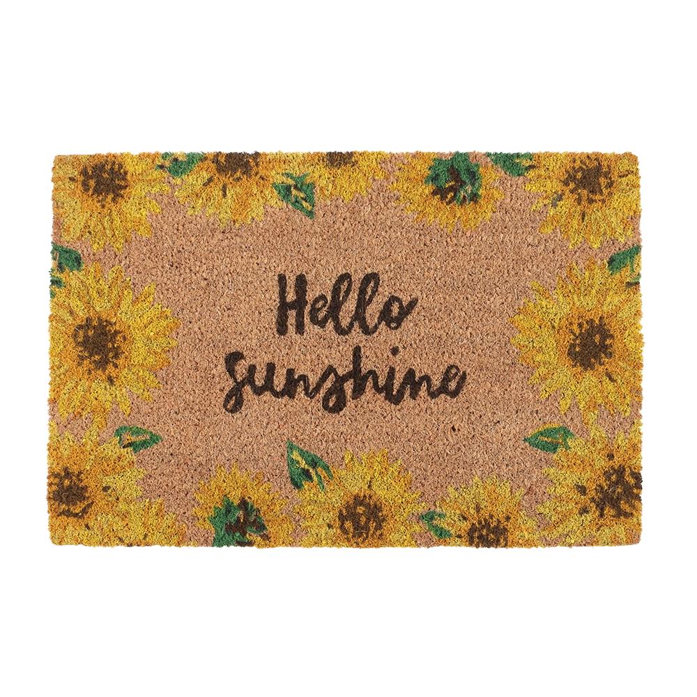 Something Different Hello Sunshine Sunflower Door Mat
