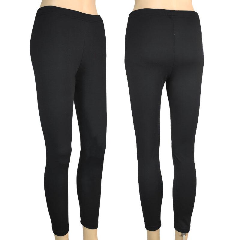 Women High Waist Stretch Leggings, Ladies Solid Slim Casual Pants, Elastic Waist Daily Wear Leggings