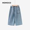 MOMOCO Girls' Summer Thin Breathable Denim Jeans