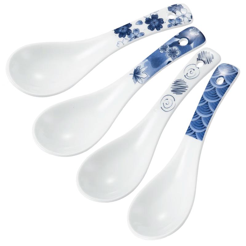 Японские керамические ложки MAXCOOK (4-Pack)
