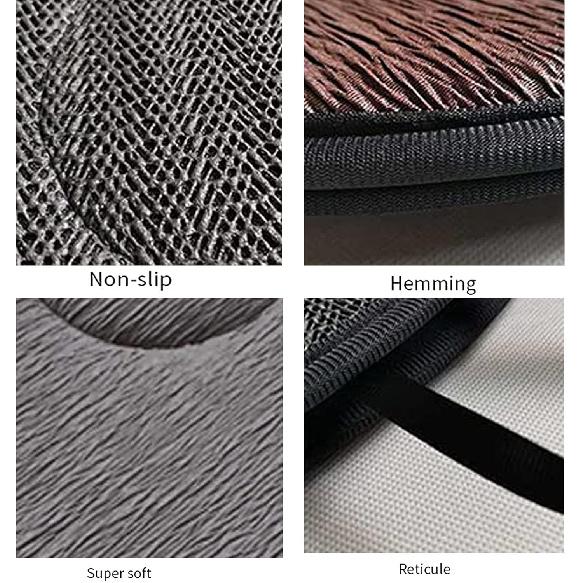 360 Degree Swivel Seat Cushion for Car/Portable Rotating Memory Foam Car Seat Pad/ Non-Slip Auto Round Disc Rotary Chair Cushions Pad for Elderly or