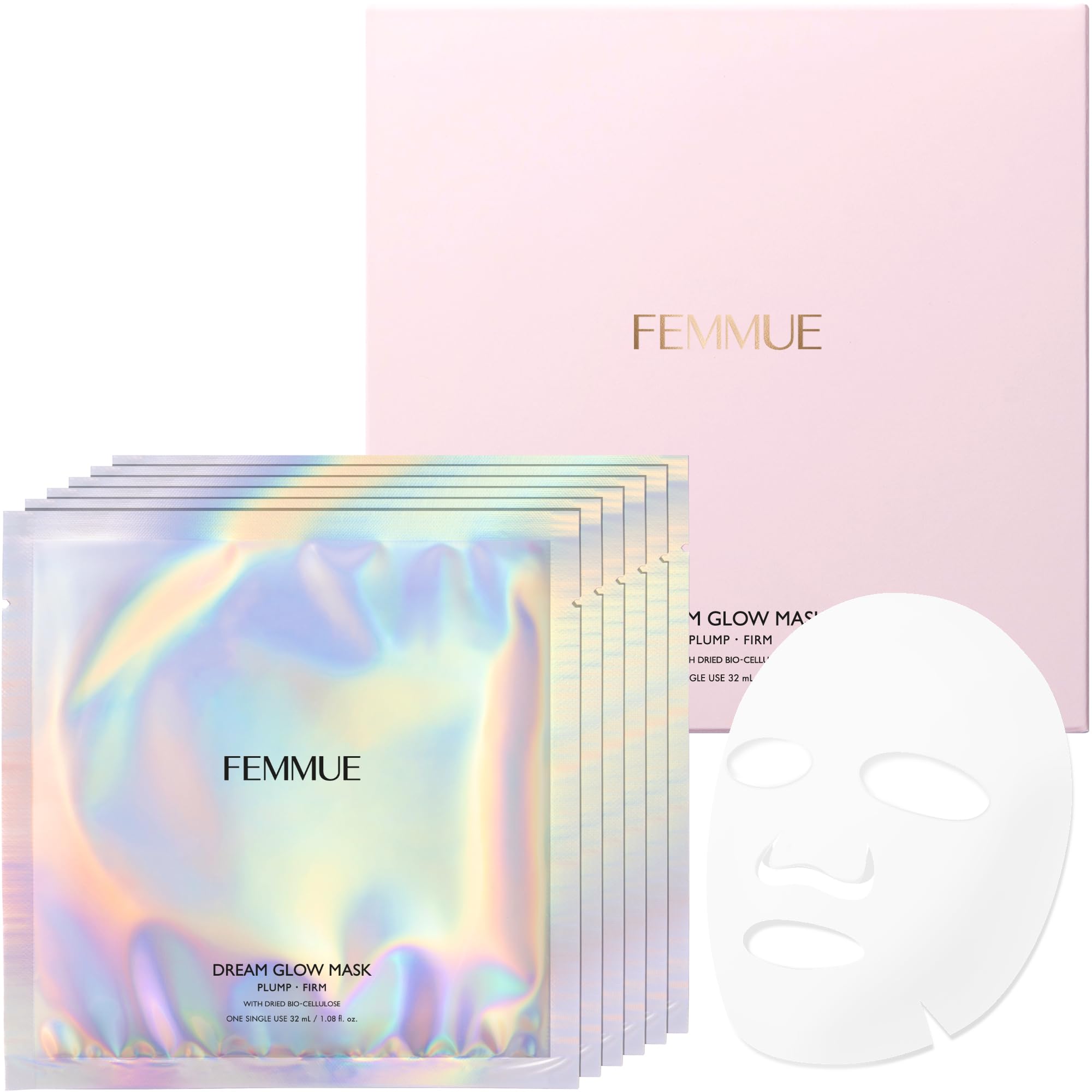 

FEMMUE Dream Glow Mask PF Цитрусовая для лица Индивидуально Оригинальная Японская 30 мл x 6 масок [Упругость] Упаковка, Обернутая, Увлажняющая, Продукт,