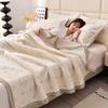 Blankets Cotton Summer Quilt Soft Comforter Bedding Quilt Super Soft Bedspread with Pillowcase Summer Quilt Bedspread King Size