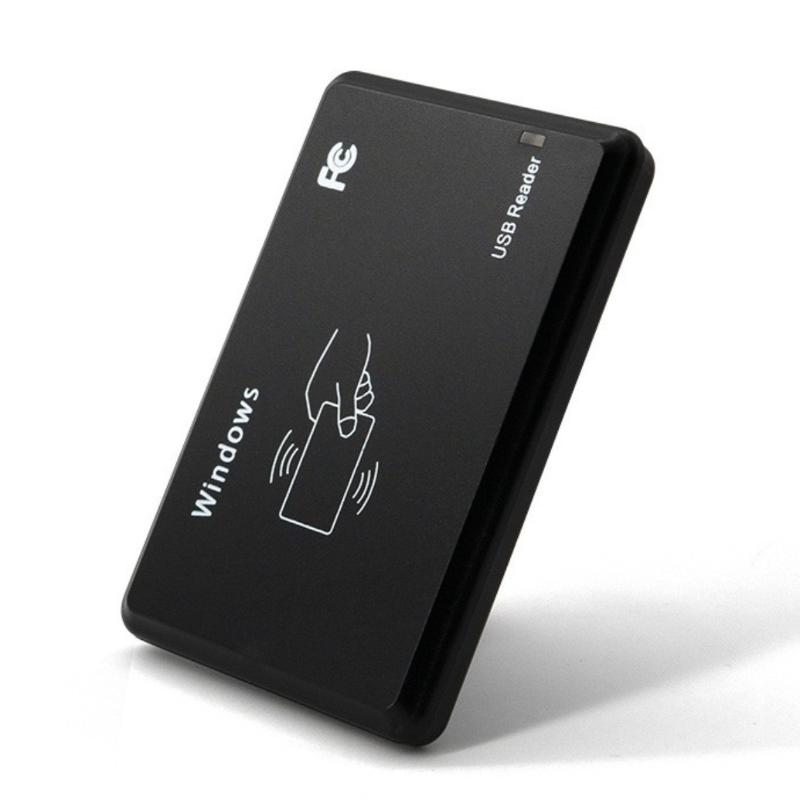 Lettore di schede RFID ID Prossimità USB 125KHz 13.56MHz Controllo Accessi Compatibile Tag Em4100 Em4305 T5577 Nessun Driver Necessario