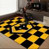 Wolves Team Emblem Printed Office Carpet Chair Cushion  Entryway Rug, Rugs for Living Room, Bedroom Christmas gifts