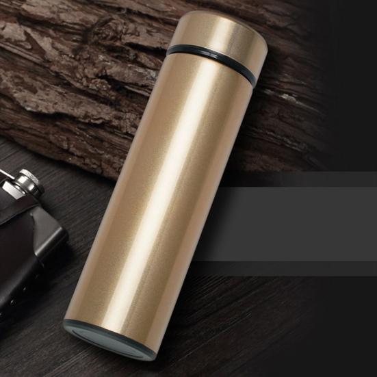 500ml Temperature Display Stainless Steel Touch Screen Thermal Water Bottle Cup