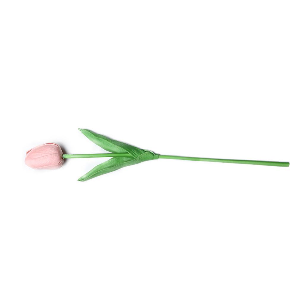 Artificial Tulip PU Realistic Fake Tulip for Home Decoration Wedding Floral Arrangement