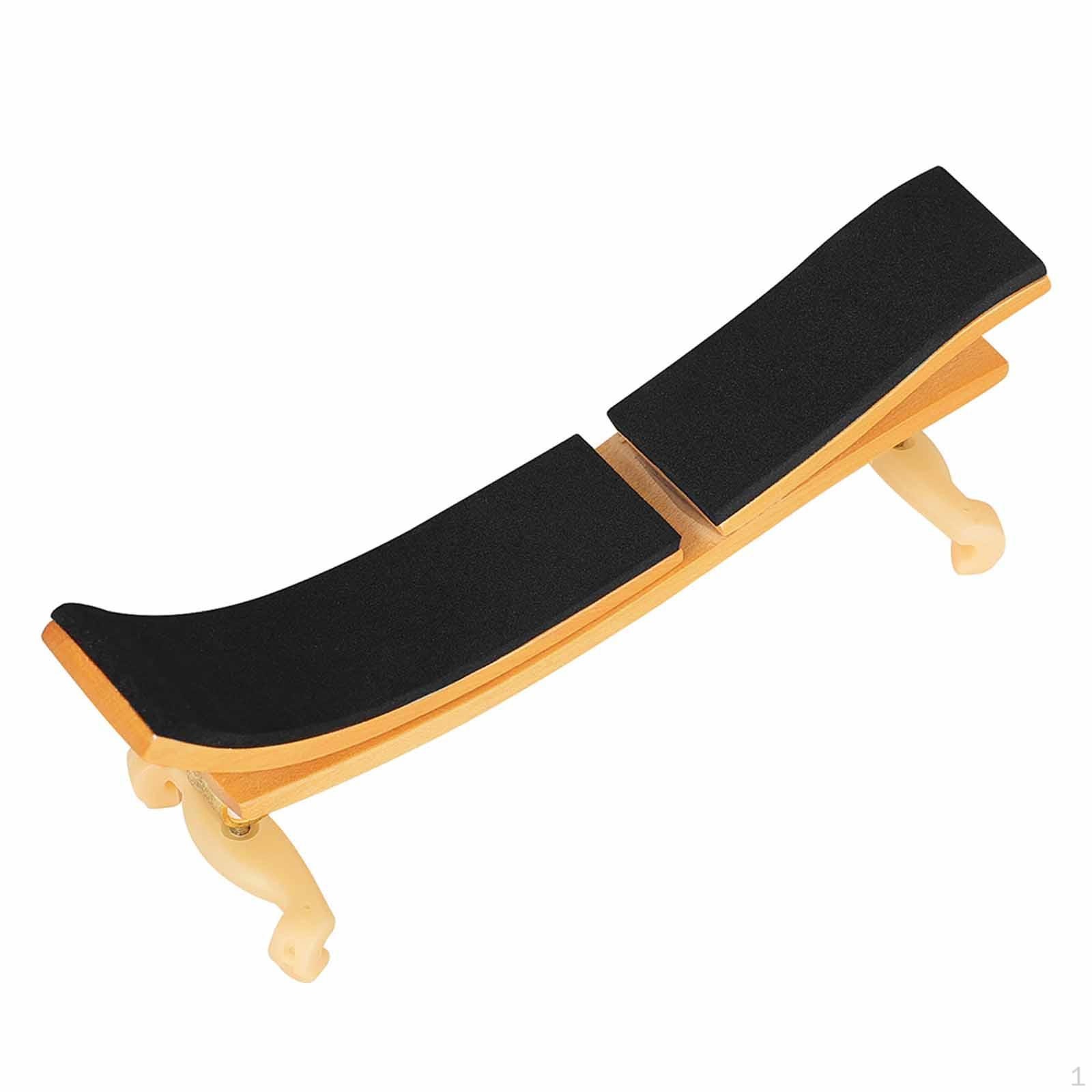 

Violin Shoulder Rest Height Adjustable Feet Comfortable Support 4/4 Violins Part for