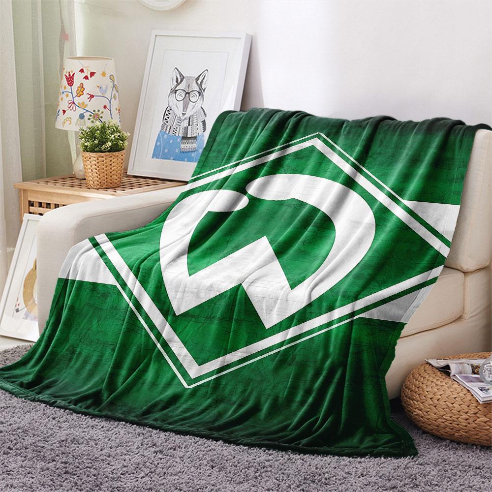 1PC SV Werder Bremen Patterned Flannel Blanket Suitable For All Seasons for Home Decor Warmth and Comfort Gifts Holiday Present
