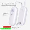 Smart Motion Sensor Toilet Light, USB Rechargeable LED RGB Night Light for Bathroom