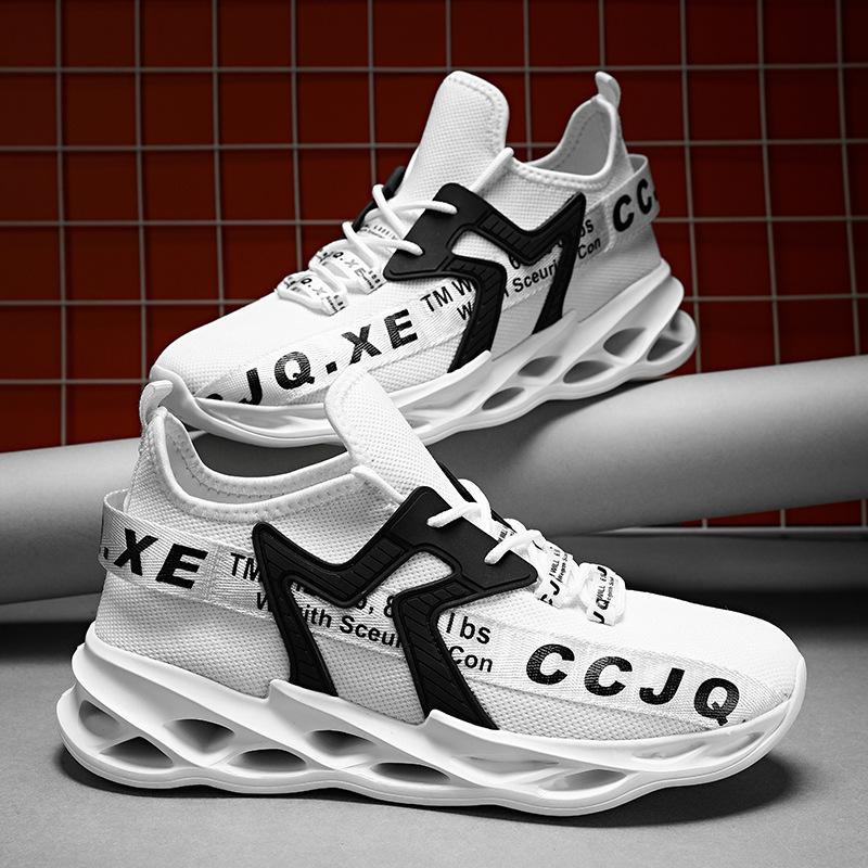 Summer new couple low-top breathable mesh shoes blade bottom sports style casual shoes 36