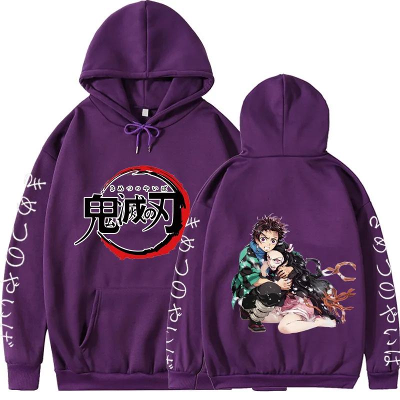 Anime Peripheral Demon Slayer Hoodie Großes Kind Erwachsene Langarm Lose Hoodie Demon Slayer Pullover