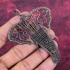 Tiger's Eye Gemstone Pendant Copper Wire Wrapped Decent Jewelry Elephant Pendant