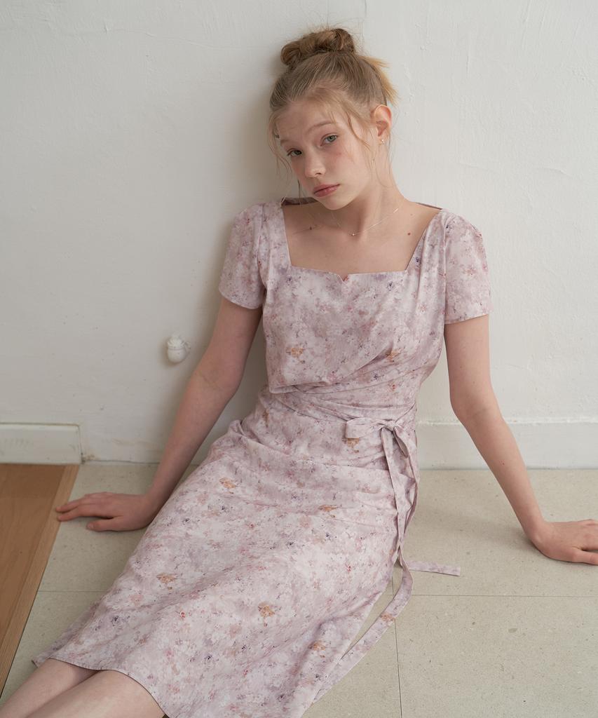 Peullobeu Flower Drawing Dress_F/Pk