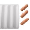 6/8/12 Cells Chocolate Eclair Dessert Bakeware Long Strip Puffs Baking Mold Finger Shaped Puff Pastry Mold Kitchen Silicone Mold