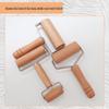 Non-Slip Solid Wood Double-Headed Rolling Pin for Baking, Pizza, and Crepes