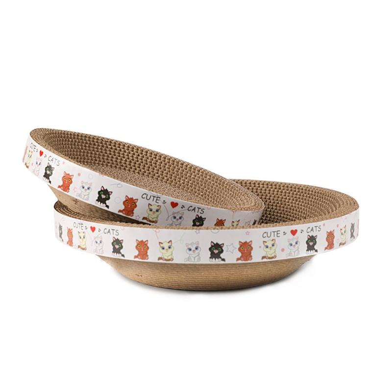 Cat Scratching Board Claw Grinder Corrugated Paper Cat Scratcher Wear-resistant Climbing Cat Scraper Protecting Claw