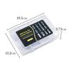 Mixed 12 Types Nail Tips Sets Clear Forms Ultra-Thin French Nail Molds Acrylic Pointed/Trapezoidal Nails False Nails