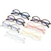 Fashion Ins Women Men's Optical Spectacle Glasses Vintage Small Oval Frame Eyeglasses Finished Ladies Computer Plain Eyewear