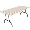 New 30x72inch Spandex Tablecloth 6FT Rectangle Oil-Proof Fitted Table Cover Waterproof Table Protector Dining Tables