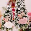 Christmas Elk Hanging Ornaments Wooden Reindeer Plush Pendants Christmas Tree Decor