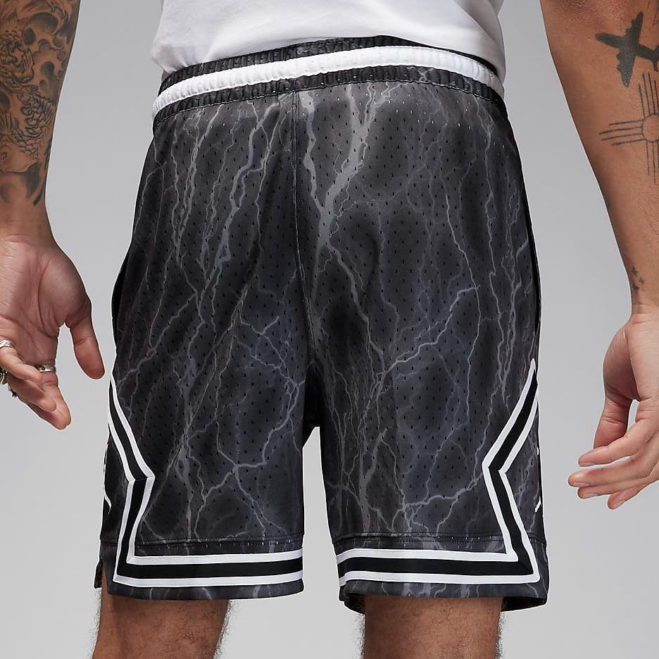 Jordan Dri-FIT Sport Logo Color Block Straight Leg Lace-Up Athletic Shorts Men shorts Black FN5804-013