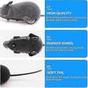 Remote Control Fake Rat Realistic Mouse Cat Toy Mice RC Toy Cat Mice Animal Interactive Toy Figures Cat Running Wheel Wireless Chasing Prank Joke Scar