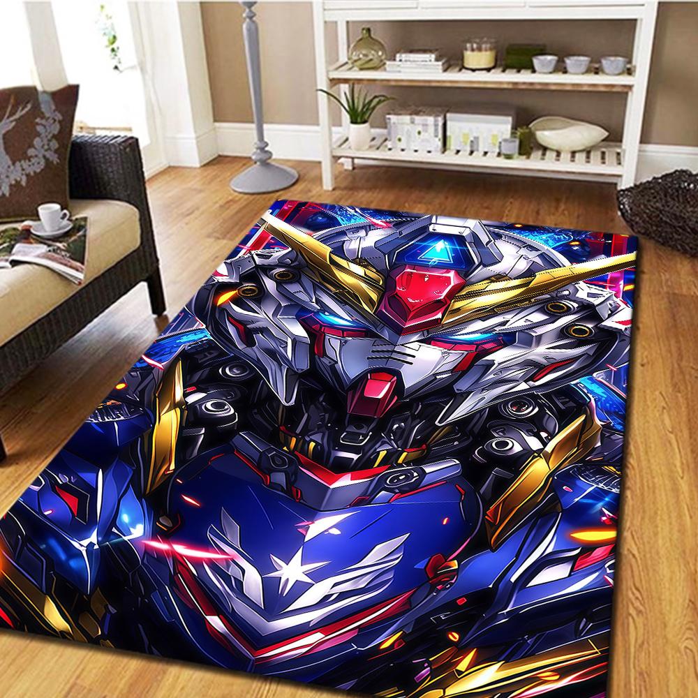 

Mobile Suit Gundam Carpet, Cool Movie Home Decor Mat, Digital Print Bedroom Floor Rug, Living Room Play Mat -HYQ28 60x90cm