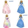 Fashionable Barbie Doll Costume Children's Pretend Play Clothing With Elegant Wedding Dress Available In Multiple Colors