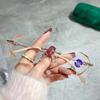 1PCS Cut-edged Starlight Thin Flash Diamond-inlay Anti-blue Light Reading Glasses For Women 189