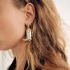 Youthway Exquisite Statement Stainless Steel Gold& White Zircon Star Boots Pendant Necklace Earrings Trendy Lady Jewelry