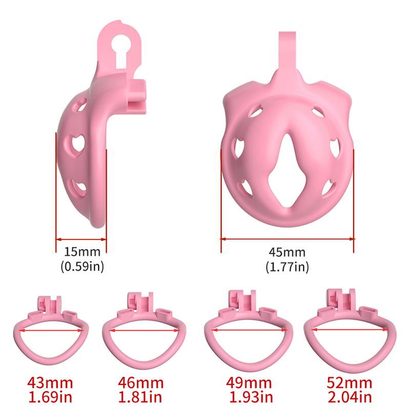 Male Chastity Cage Penis Ring Cock Cage Fetish Sissy Adult Fetish Gear Male Urethral Train Chastity Device Sex Toys for Men Gay