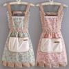 Stylish Stain-Proof Cotton Canvas Kitchen Apron - Breathable & Wear-Resistant Cooking Coveralls